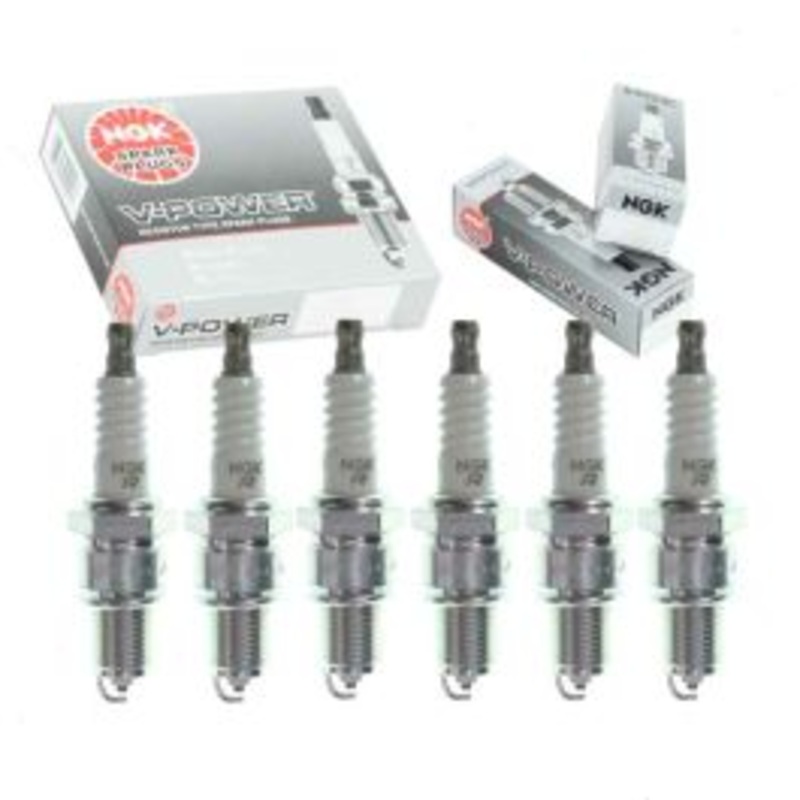 6 pc NGK V-Power Spark Plugs for 1972-1973 International 1010 4.2L L6