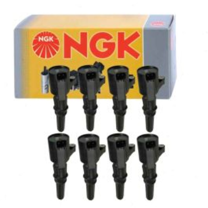 8 pc NGK Ignition Coils for 1997-2002 Ford E-250 Econoline 5.4L V8