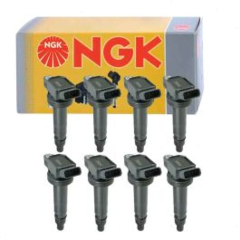 8 pc NGK Ignition Coils for 2008-2014 Lexus IS F 5.0L V8