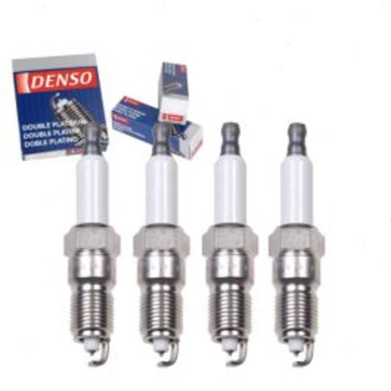 4 pc DENSO Double Platinum Spark Plugs for 1995-1996 Chevrolet Beretta 2.2L L4