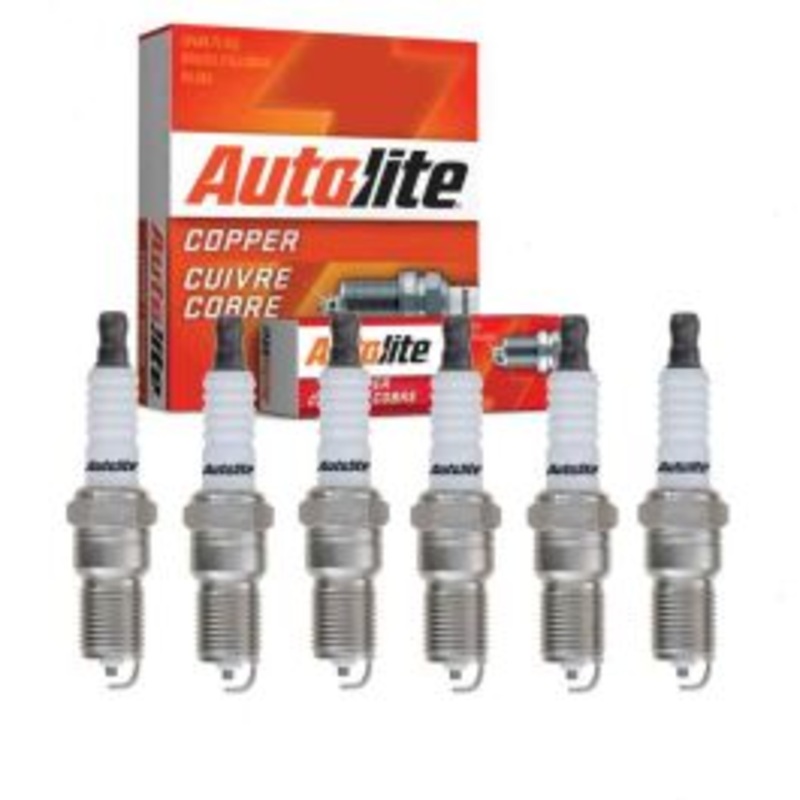 6 pc Autolite Copper Core Spark Plug for 2005-2007 Ford Freestyle
