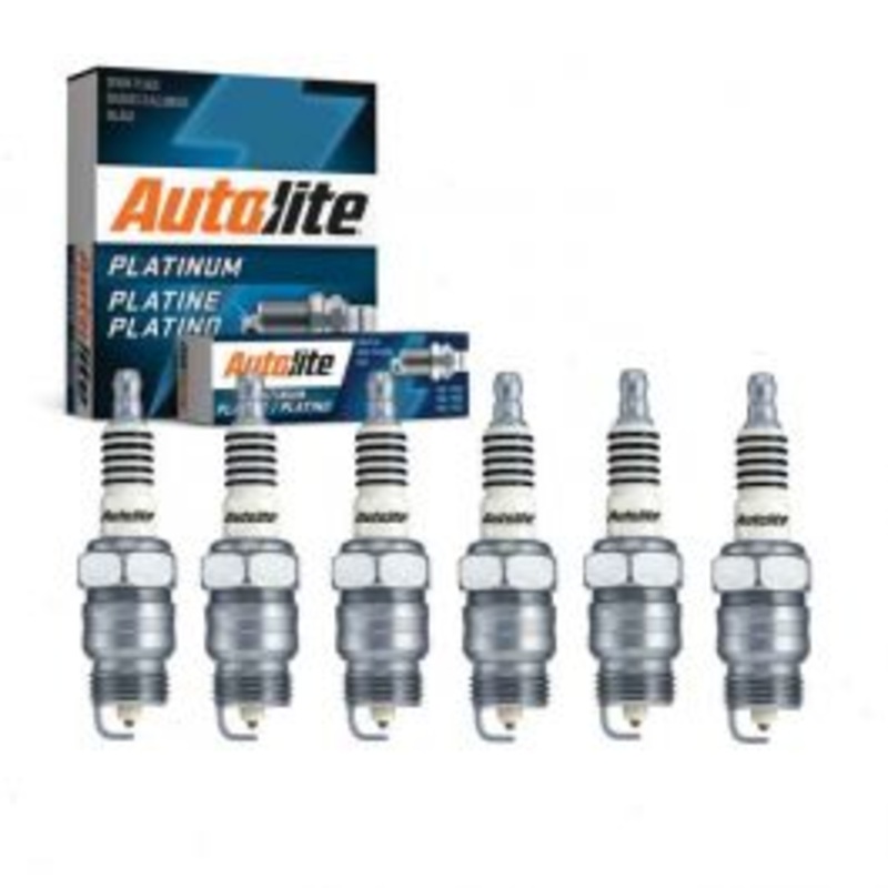 6 pc Autolite Platinum Spark Plug for 1975-1977 Ford P-500 4.9L L6