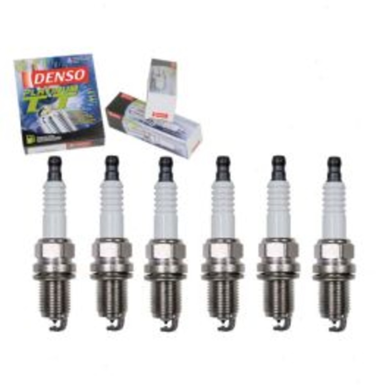 6 pc DENSO Platinum TT Spark Plugs for 2004-2011 Mitsubishi Endeavor 3.8L V6