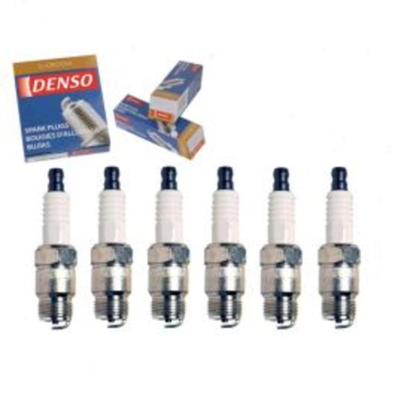 6 pc DENSO Standard U-Groove Spark Plugs for 1968-1975 Chevrolet C10 Suburban 4.1L 4.8L L6