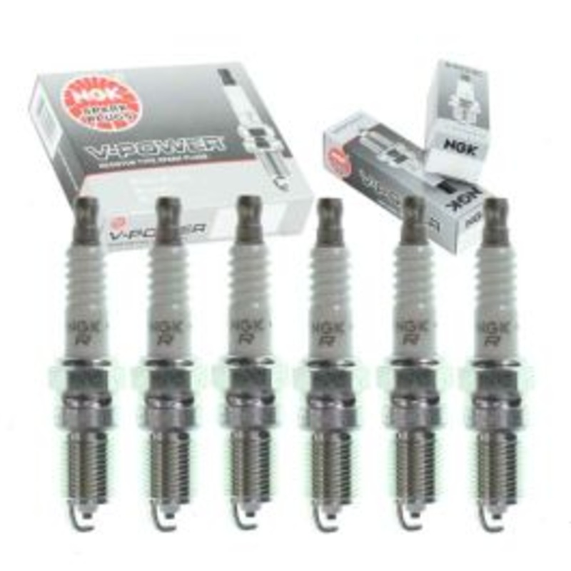6 pc NGK V-Power Spark Plugs for 2005-2008 Mercury Mariner 3.0L V6