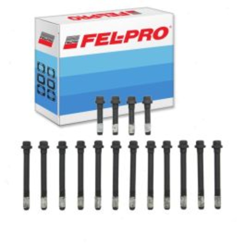 Fel-Pro Engine Cylinder Head Bolt Set for 1976 GMC K15 7.4L V8