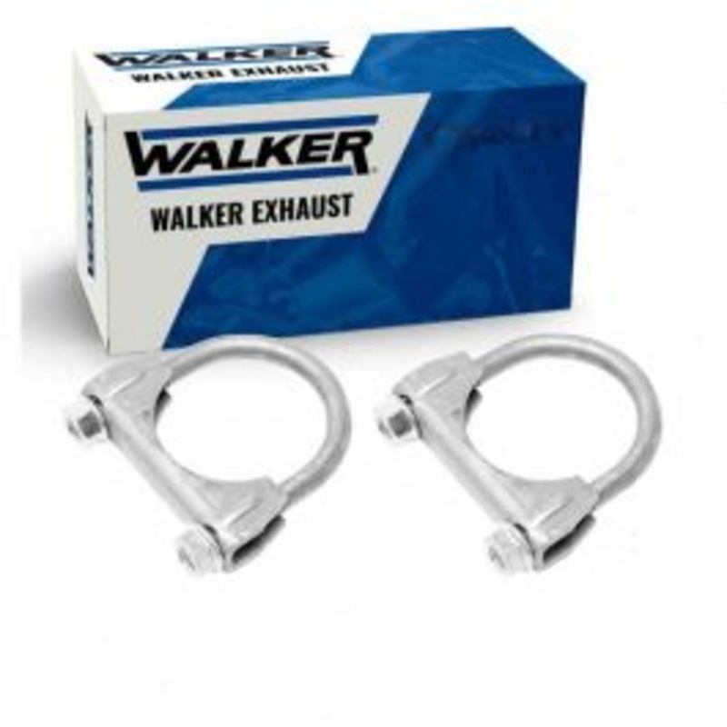 2 pc Walker Exhaust Clamps for 1967-2005 Ford Thunderbird 3.9L 5.0L 6.4L 7.0L V8