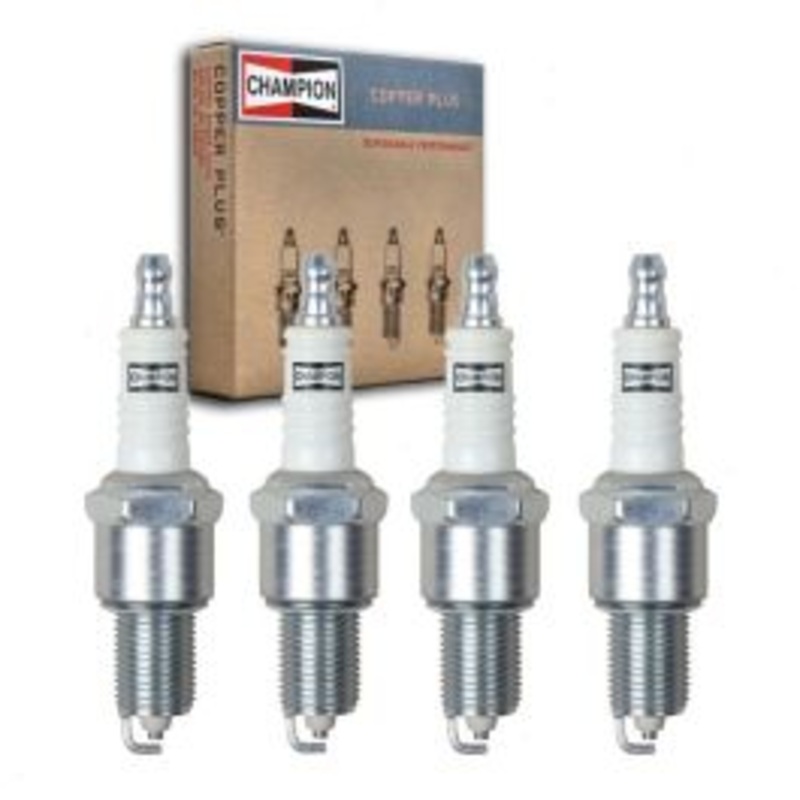 4 pc Champion Copper Plus Spark Plugs for 1988-1991 Isuzu Trooper 2.6L L4
