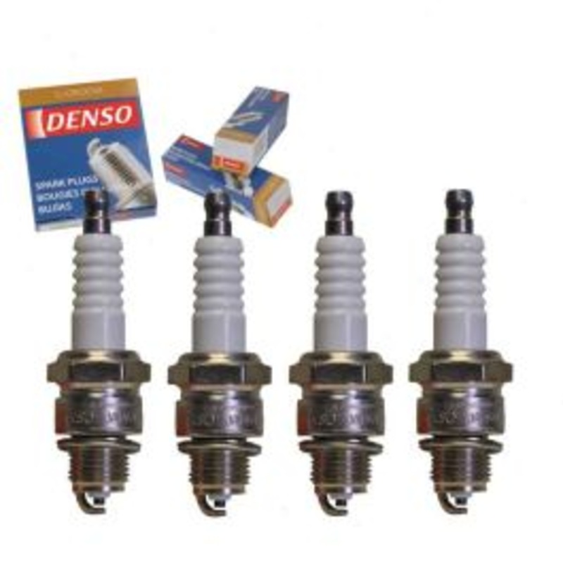 4 pc DENSO Standard U-Groove Spark Plugs for 1962 Triumph TR3B 2.0L L4