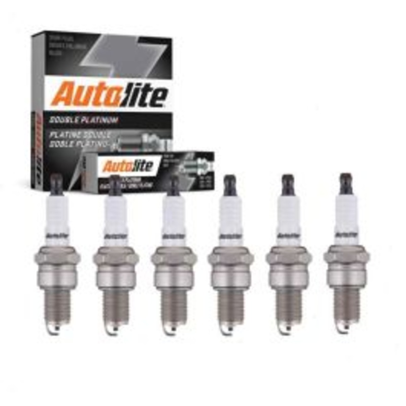 6 pc Autolite Double Platinum Spark Plug for 1958-1959 Jaguar XK150 3.4L