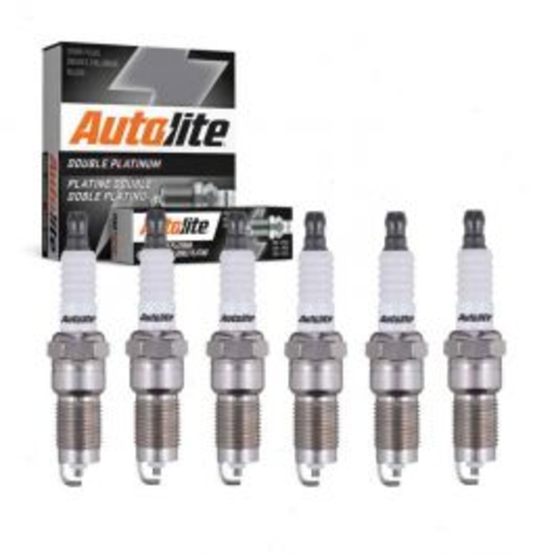 6 pc Autolite Double Platinum Spark Plug for 1984-1986 Mercury Marquis 3.8L
