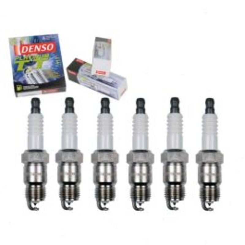 6 pc DENSO Platinum TT Spark Plugs for 1968-1974 Chevrolet K30 Pickup 4.1L 4.8L L6