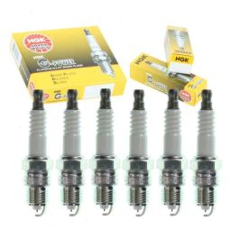 6 pc NGK G-Power Spark Plugs for 1985-1995 GMC G3500 4.3L V6