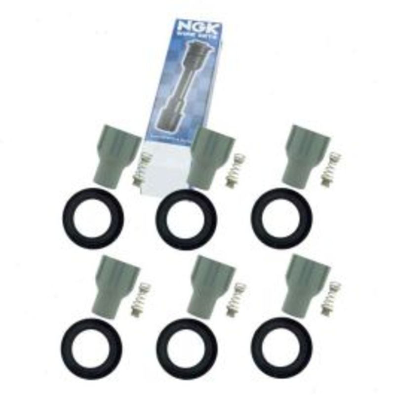 6 pc NGK Ignition Coil Boots for 2008-2009 Pontiac Torrent 3.6L V6