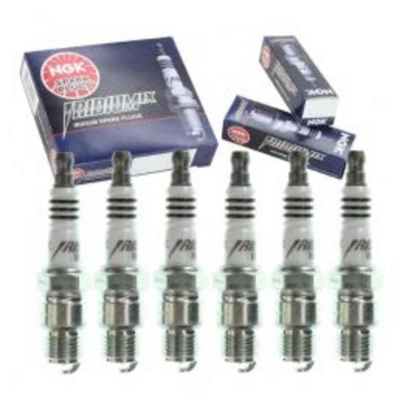 6 pc NGK Iridium IX Spark Plugs for 1975 Pontiac LeMans 4.1L L6