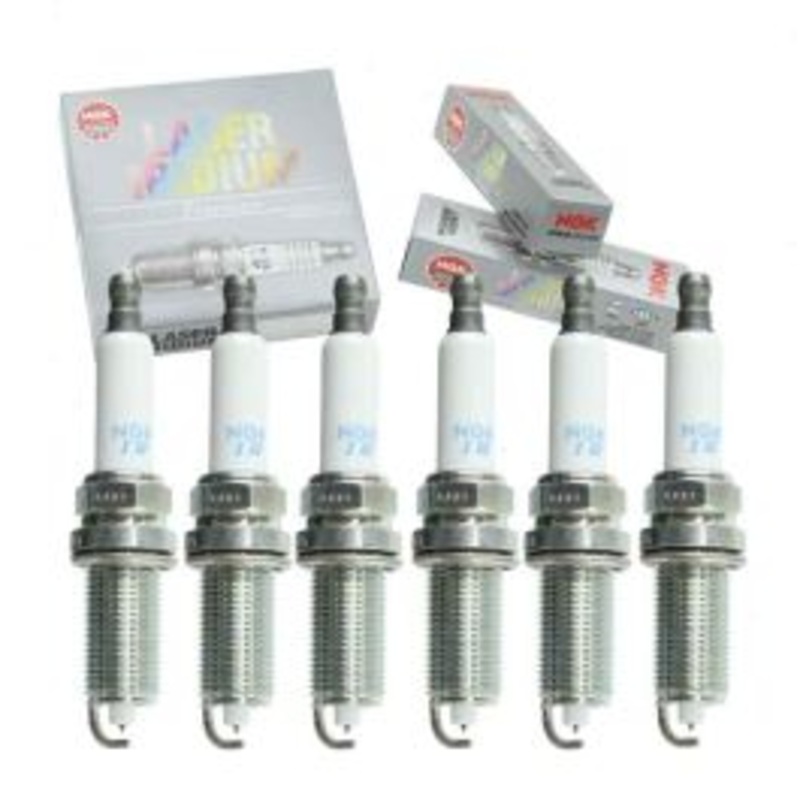 6 pc NGK Laser Iridium Spark Plugs for 2006-2007 BMW 525xi 3.0L L6