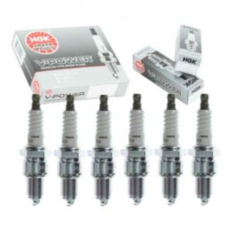 6 pc NGK V-Power Spark Plugs for 1961-1967 Dodge D300 Series 3.7L L6