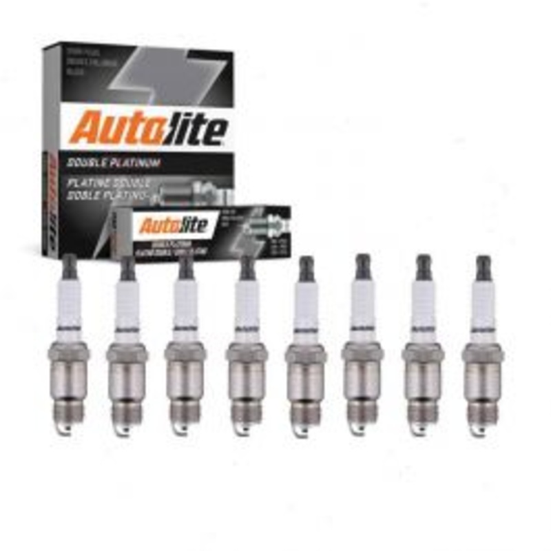 8 pc Autolite Double Platinum Spark Plug for 1976-1980 Chevrolet P30 5.7L