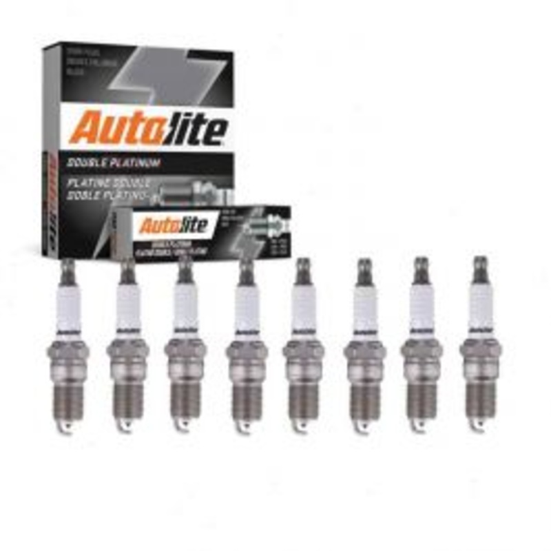 8 pc Autolite Double Platinum Spark Plug for 1996-2000 Chevrolet C2500 5.0L