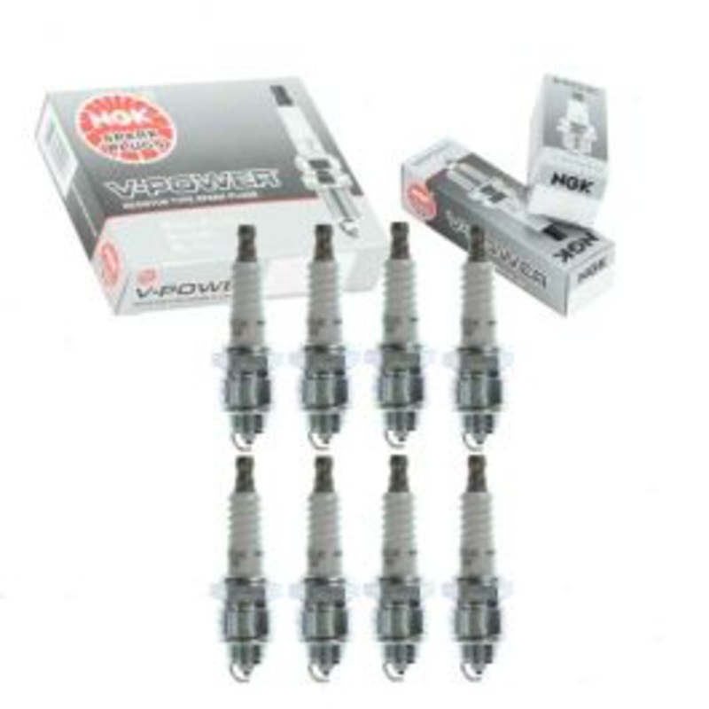 8 pc NGK V-Power Spark Plugs for 1968-1974 Plymouth Fury II 6.3L 6.6L 7.2L V8