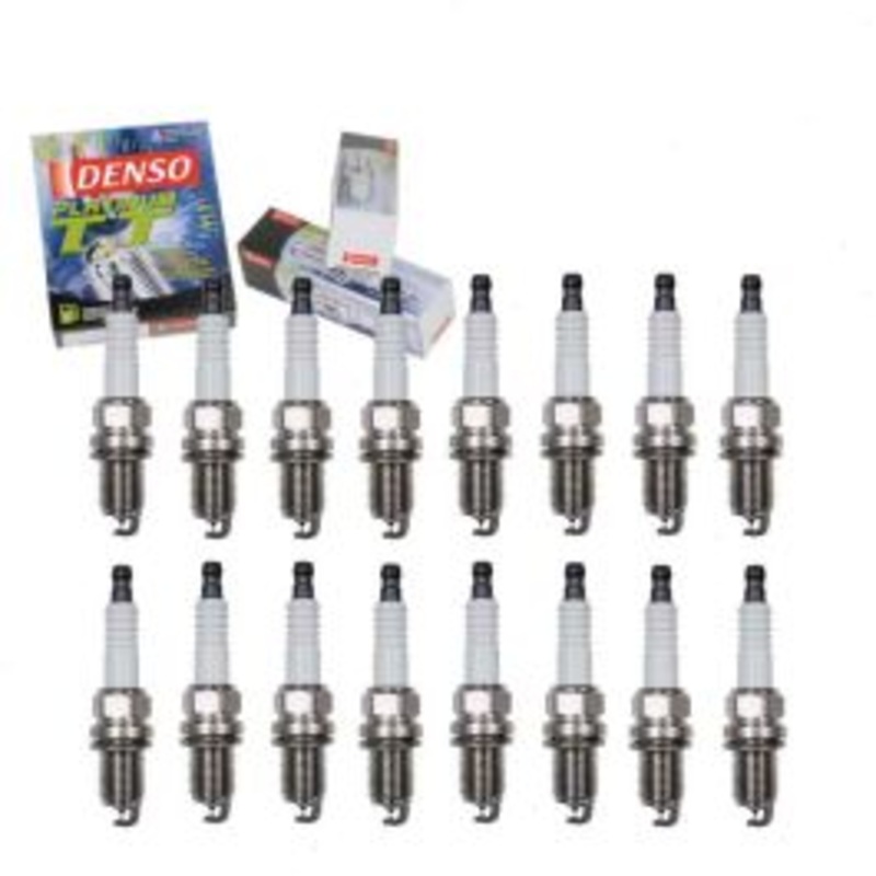 16 pc DENSO Platinum TT Spark Plugs for 2005-2006 Mercedes-Benz C55 AMG 5.5L V8