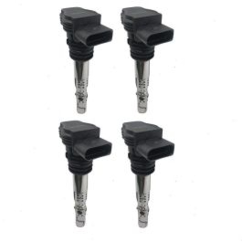4 pc Hitachi Ignition Coils for 2001-2006 Audi TT Quattro 1.8L L4