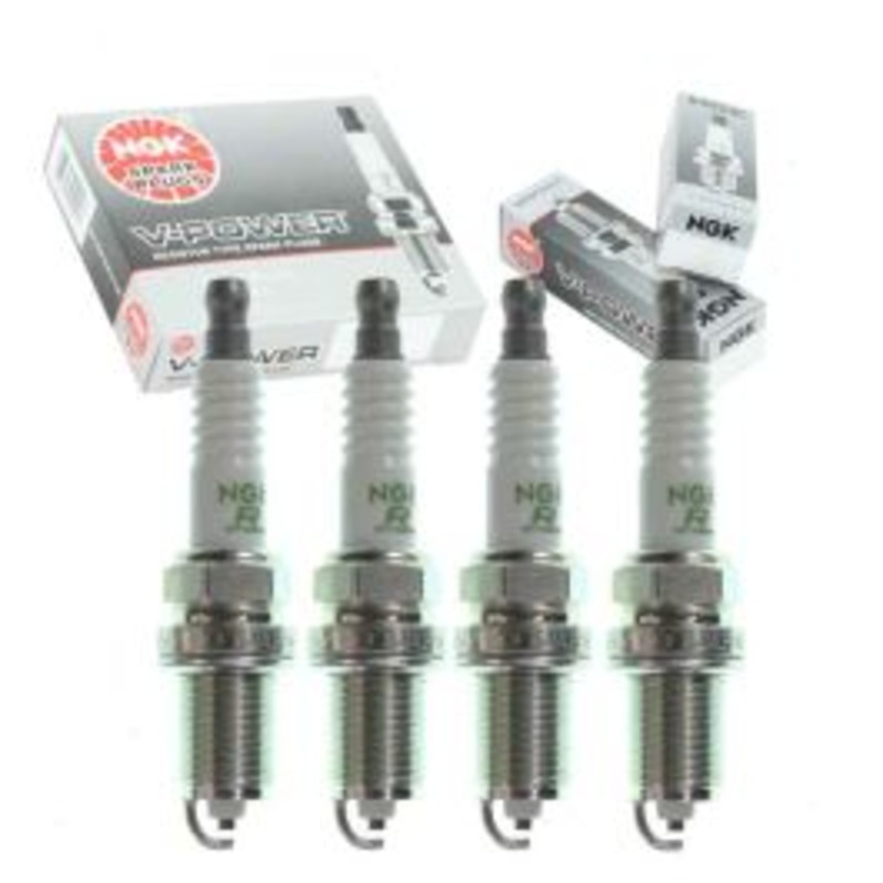 4 pc NGK V-Power Spark Plugs for 2004 Toyota Matrix 1.8L L4