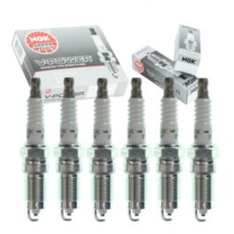6 pc NGK V-Power Spark Plugs for 1998-2002 Ford E-150 Econoline 4.2L V6