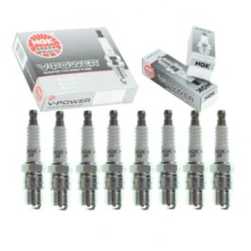 8 pc NGK V-Power Spark Plugs for 1970-1974 Chevrolet C20 Pickup 5.0L 5.7L 6.6L 7.4L V8