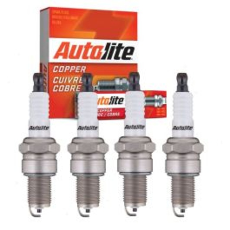 4 pc Autolite Copper Core Spark Plug for 1990-1991 Pontiac Sunbird 2.0L L4