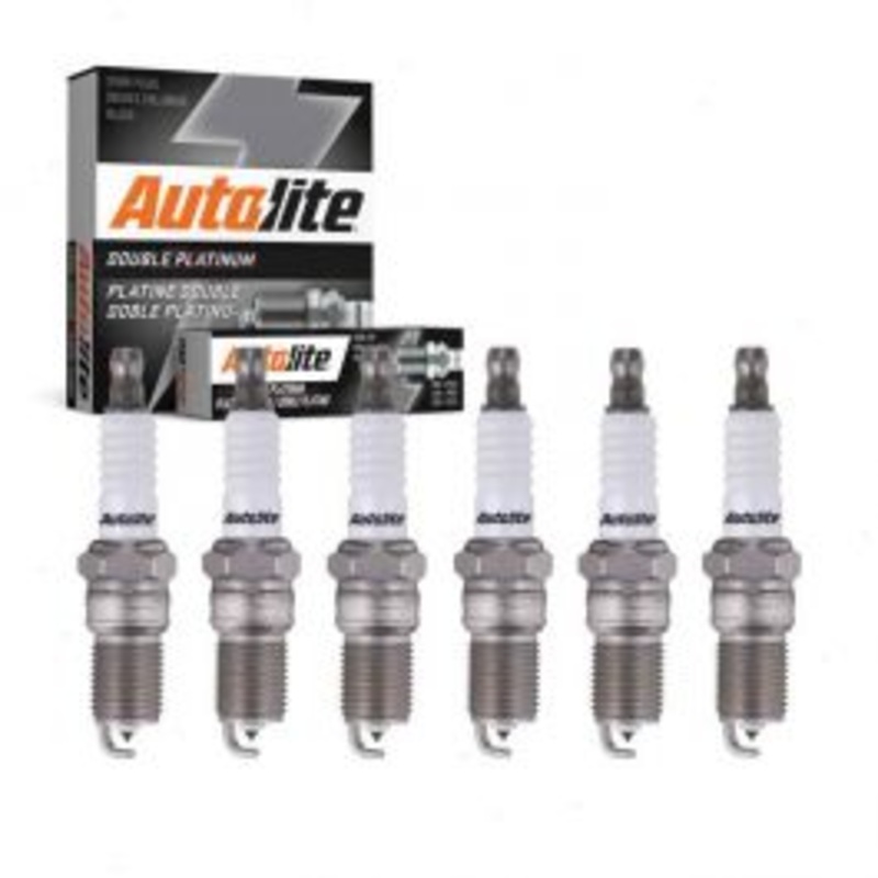 6 pc Autolite Double Platinum Spark Plug for 1996-2005 GMC Jimmy