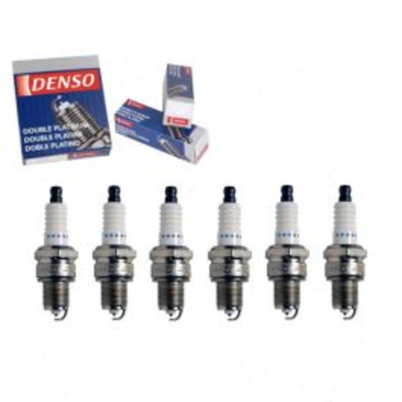 6 pc DENSO Double Platinum Spark Plugs for 1967-1969 GMC G15 G1500 Van 3.8L 4.1L L6