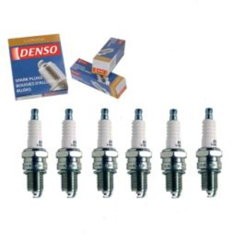 6 pc DENSO Standard U-Groove Spark Plugs for 1967-1969 GMC K25 K2500 Pickup 4.1L L6