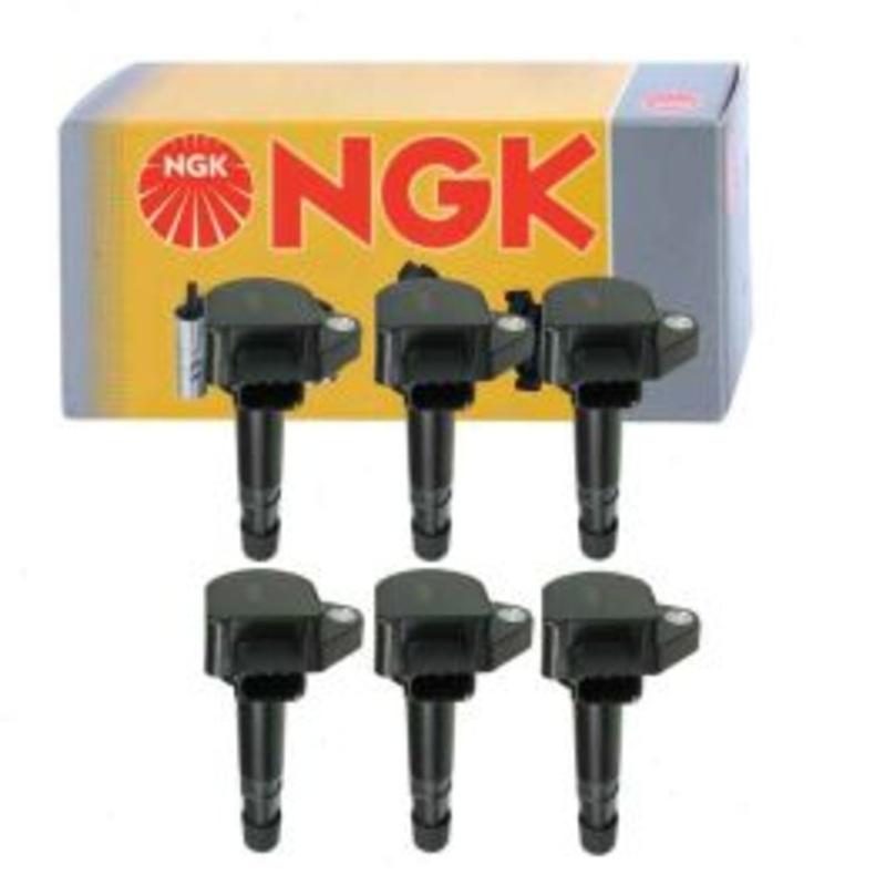 6 pc NGK Ignition Coils for 2001-2009 Acura MDX 3.5L 3.7L V6