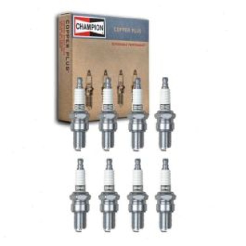 8 pc Champion Copper Plus Spark Plugs for 1955 Fargo FC3B Pickup 4.0L V8