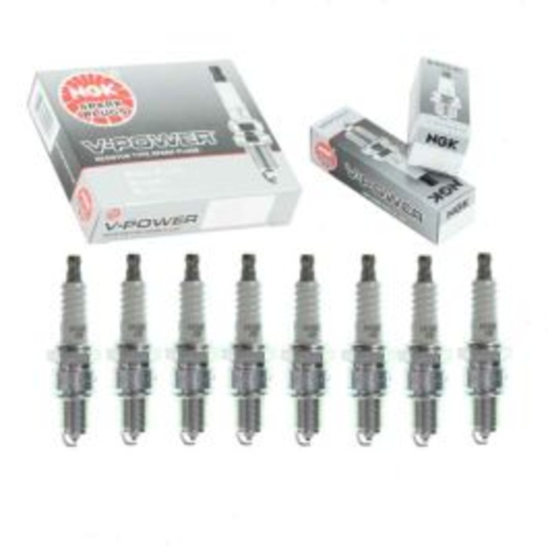 8 pc NGK V-Power Spark Plugs for 1965-1966 Dodge Polara 4.5L V8