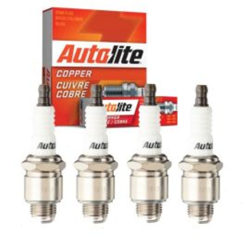 4 pc Autolite Copper Core Spark Plugs for 1943-1958 Jeep Willys 2.2L L4