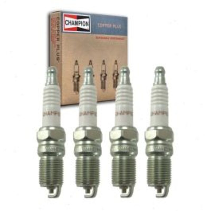 4 pc Champion Copper Plus Spark Plugs for 1984-1988 Mercury Topaz 2.3L L4