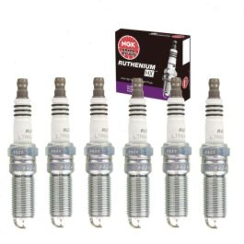 6 pc NGK Ruthenium HX Spark Plugs for 2013-2020 Ford Police Interceptor Utility 3.3L 3.7L V6