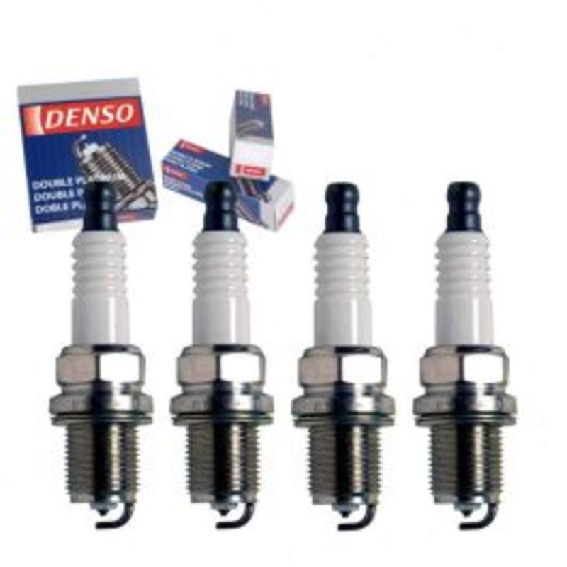 4 pc DENSO Double Platinum Spark Plugs for 2001-2003 Isuzu Rodeo Sport 2.2L L4