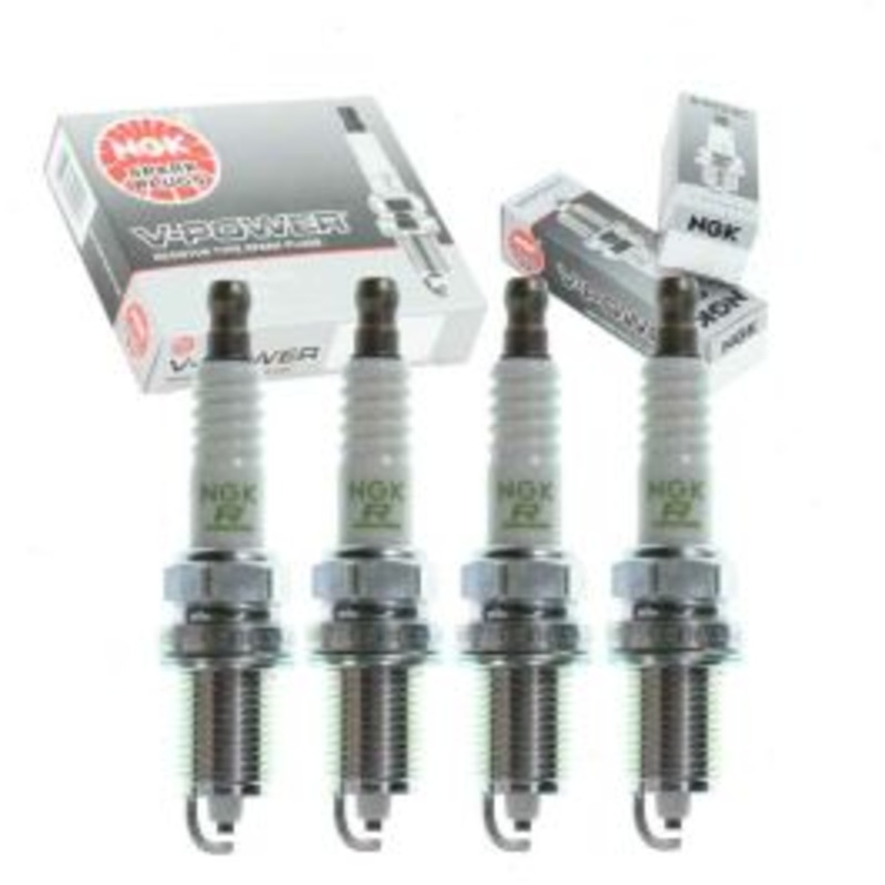 4 pc NGK V-Power Spark Plugs for 2007-2017 Jeep Patriot 2.0L 2.4L L4