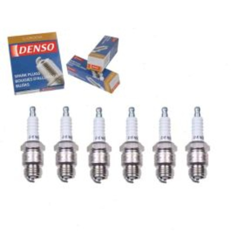 6 pc DENSO Standard U-Groove Spark Plugs for 1961-1963 Mercury Meteor 2.8L 3.3L L6