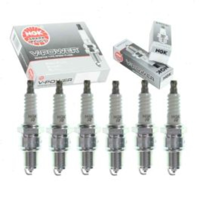 6 pc NGK V-Power 2851 GR5 Spark Plugs
