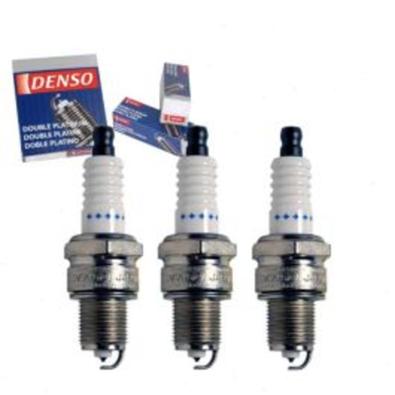 3 pc DENSO Double Platinum Spark Plugs for 1985-1991 Chevrolet Sprint 1.0L L3