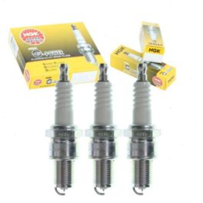 3 pc NGK G-Power Spark Plugs for 1987-1995 Subaru Justy 1.2L L3