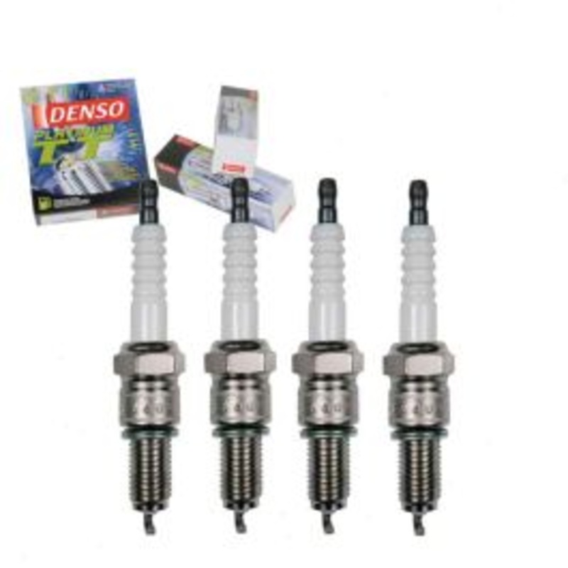 4 pc DENSO Platinum TT Spark Plugs for 1955 MG TF 1.5L L4