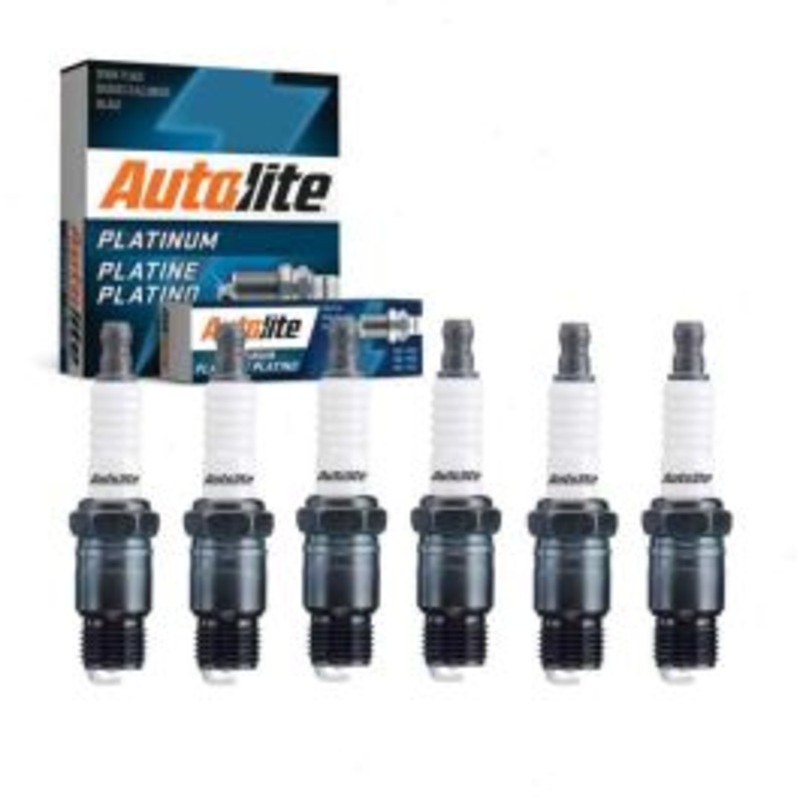 6 pc Autolite Platinum Spark Plug for 1975-1980 Chevrolet C10 4.8L L6
