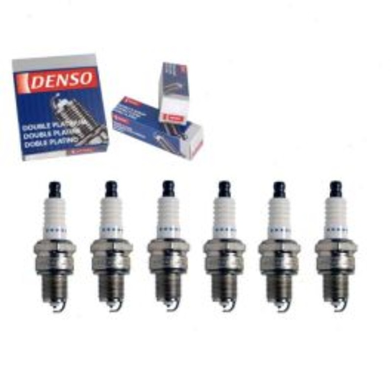 6 pc DENSO Double Platinum Spark Plugs for 1968-1969 Buick Skylark 4.1L L6