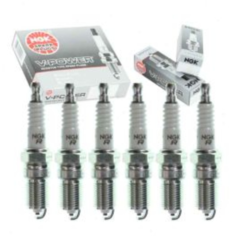 6 pc NGK V-Power Spark Plugs for 2000 Isuzu Hombre 4.3L V6