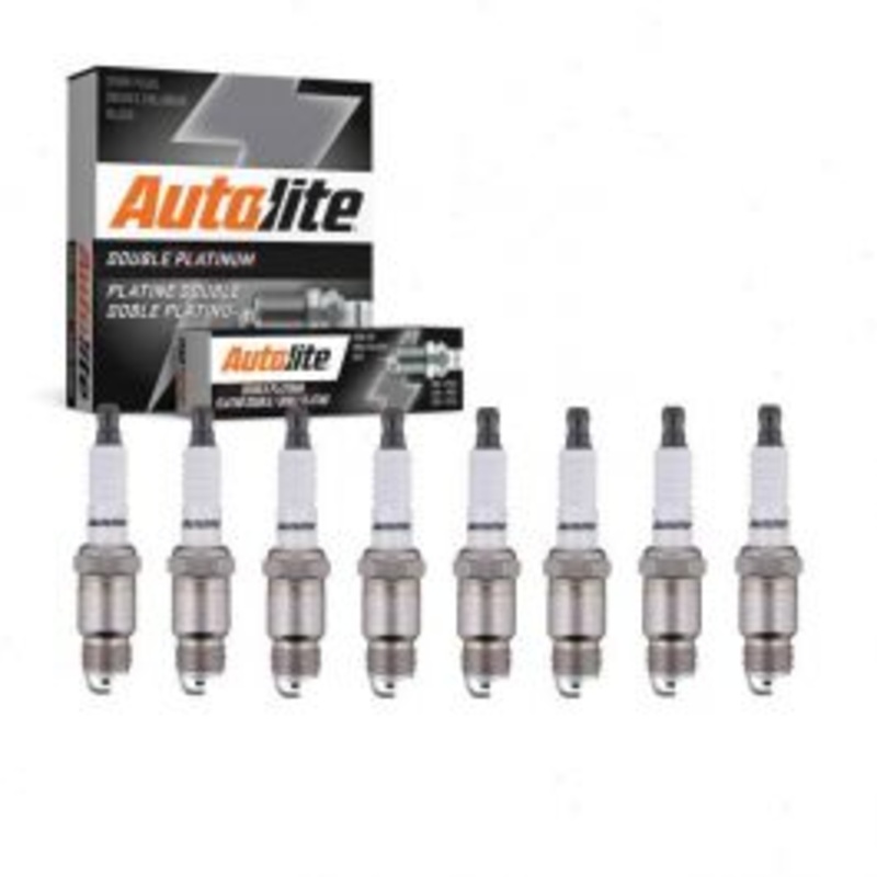 8 pc Autolite Double Platinum Spark Plug for 1972-1982 Checker Marathon 4.4L
